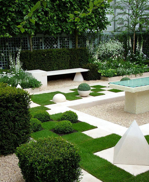 Thiết kế sân vườn hiện đại