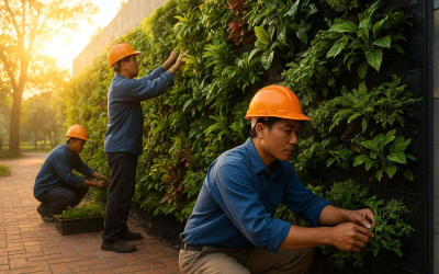 Tường cây thế hệ mới – Giải pháp xanh bền vững cho công trình hiện đại